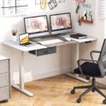 Adjustable Electric Standing Desk with USB Port and Drawer 50 Adjustable Electric Standing Desk with USB Port and Drawer