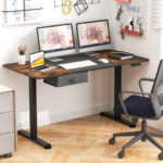 Adjustable Electric Standing Desk with USB Port and Drawer 36 Adjustable Electric Standing Desk with USB Port and Drawer