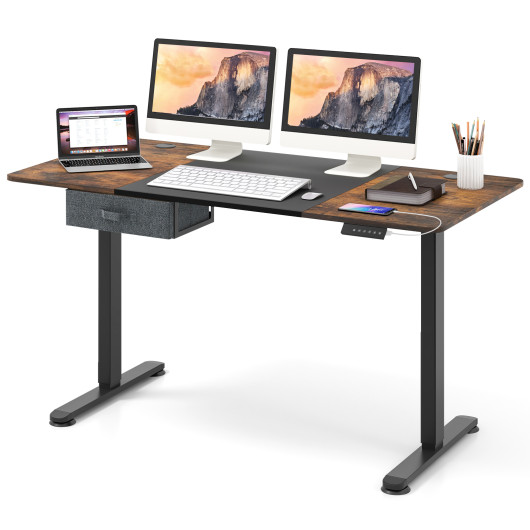 Adjustable Electric Standing Desk with USB Port and Drawer 10 Adjustable Electric Standing Desk with USB Port and Drawer - Image 10