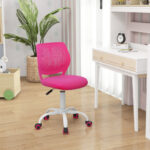 Adjustable Ergonomic Kids Desk Chair with Wheels and Mesh Back