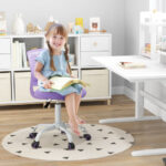 Adjustable Ergonomic Kids Desk Chair with Wheels and Mesh Back
