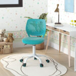 Adjustable Ergonomic Kids Desk Chair with Wheels and Mesh Back