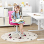 Adjustable Ergonomic Kids Desk Chair with Wheels and Mesh Back
