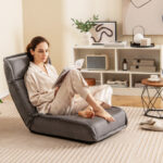 Adjustable Floor Chair with 14-Position Backrest and Convertible Design 22 Adjustable Floor Chair with 14-Position Backrest and Convertible Design