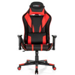 Adjustable RGB Gaming Chair with LED Lights and Ergonomic Design