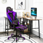 Adjustable RGB Gaming Chair with LED Lights and Ergonomic Design