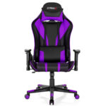 Adjustable RGB Gaming Chair with LED Lights and Ergonomic Design