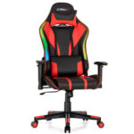 Adjustable RGB Gaming Chair with LED Lights and Ergonomic Design