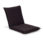 Adjustable Six-Position Folding Floor Chair with Cushion Comfort