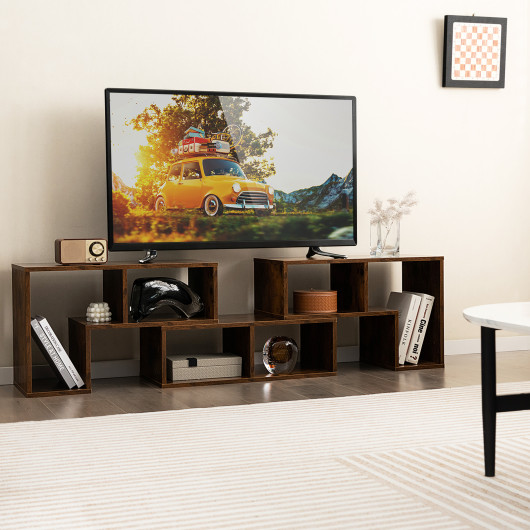 Adjustable TV Stand with Shelves for TVs Up to 65 Inches (3-Piece) 15 Adjustable TV Stand with Shelves for TVs Up to 65 Inches (3-Piece) - Image 15