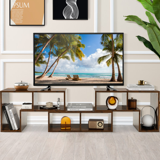 Adjustable TV Stand with Shelves for TVs Up to 65 Inches (3-Piece) 16 Adjustable TV Stand with Shelves for TVs Up to 65 Inches (3-Piece) - Image 16