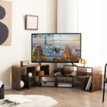 Adjustable TV Stand with Shelves for TVs Up to 65 Inches (3-Piece) 48 Adjustable TV Stand with Shelves for TVs Up to 65 Inches (3-Piece)