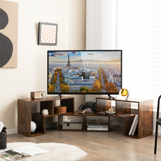 Adjustable TV Stand with Shelves for TVs Up to 65 Inches (3-Piece) 20 Adjustable TV Stand with Shelves for TVs Up to 65 Inches (3-Piece) - Image 20