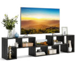 Adjustable TV Stand with Shelves for TVs Up to 65 Inches (3-Piece) 52 Adjustable TV Stand with Shelves for TVs Up to 65 Inches (3-Piece)