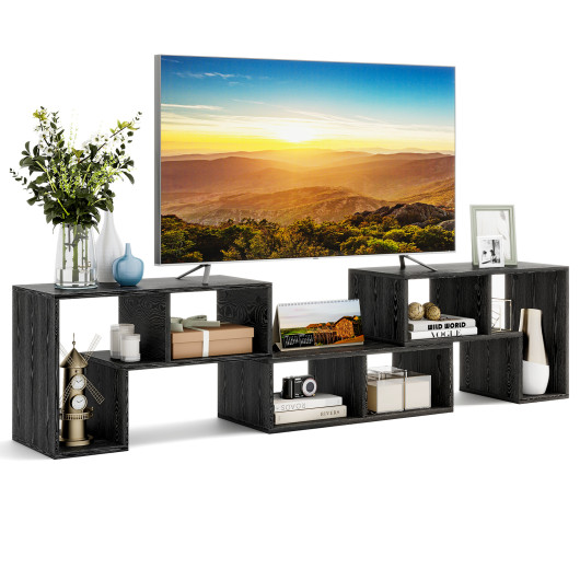 Adjustable TV Stand with Shelves for TVs Up to 65 Inches (3-Piece) 24 Adjustable TV Stand with Shelves for TVs Up to 65 Inches (3-Piece) - Image 24