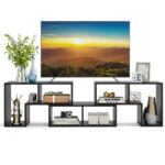 Adjustable TV Stand with Shelves for TVs Up to 65 Inches (3-Piece) 53 Adjustable TV Stand with Shelves for TVs Up to 65 Inches (3-Piece)