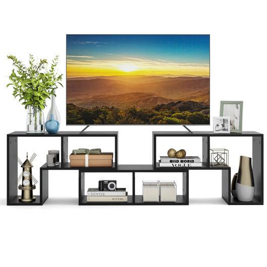 Adjustable TV Stand with Shelves for TVs Up to 65 Inches (3-Piece) 25 Adjustable TV Stand with Shelves for TVs Up to 65 Inches (3-Piece) - Image 25