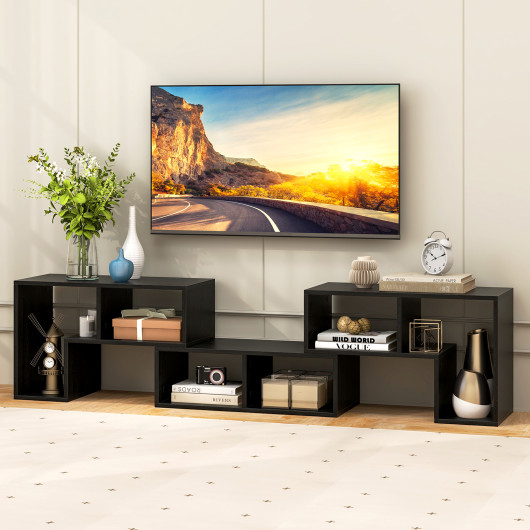 Adjustable TV Stand with Shelves for TVs Up to 65 Inches (3-Piece) 27 Adjustable TV Stand with Shelves for TVs Up to 65 Inches (3-Piece) - Image 27