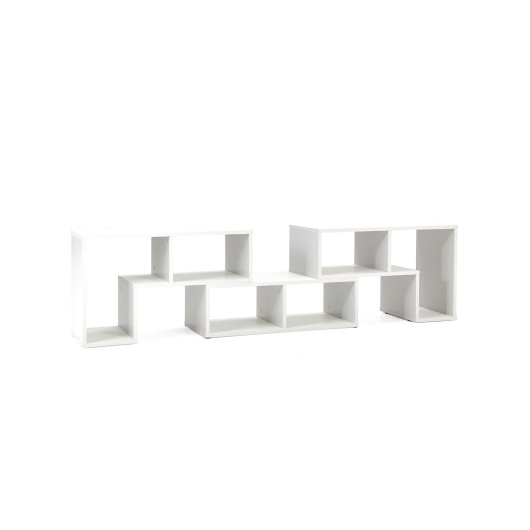 Adjustable TV Stand with Shelves for TVs Up to 65 Inches (3-Piece) 10 Adjustable TV Stand with Shelves for TVs Up to 65 Inches (3-Piece) - Image 10