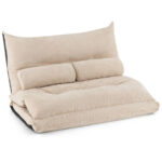 Adjustable 3-in-1 Floor Sofa Bed with Lumbar Pillows 17 Adjustable 3-in-1 Floor Sofa Bed with Lumbar Pillows