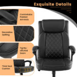 Ergonomic High Back Office Chair with Adjustable Height and Rocking