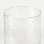 Adriatic I Small Brushed Gold Metal Glass Vase