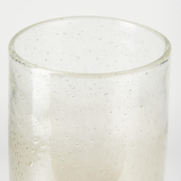 Adriatic II Large Brushed Gold Metal Glass Vase 5