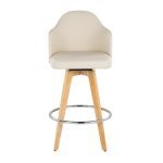 Ahoy 26-Inch Natural Bamboo Cream Swivel Counter Stools (Set of 2) 21 Ahoy 26-Inch Natural Bamboo Cream Swivel Counter Stools (Set of 2)