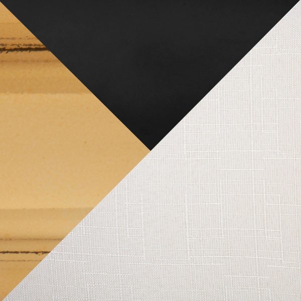 Ahoy Cream Fabric Black Metal Contemporary Counter Stools Set of 2 10