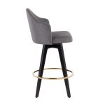 Ahoy Grey Contemporary 26-Inch Counter Stools (Set of 2) 13 Ahoy Grey Contemporary 26-Inch Counter Stools (Set of 2)