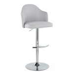 Ahoy Light Grey Contemporary Swivel Adjustable Barstools (Set of 2) 17 Ahoy Light Grey Contemporary Swivel Adjustable Barstools (Set of 2)