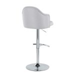 Ahoy Light Grey Contemporary Swivel Adjustable Barstools (Set of 2) 19 Ahoy Light Grey Contemporary Swivel Adjustable Barstools (Set of 2)