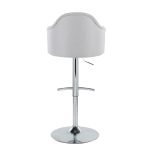 Ahoy Light Grey Contemporary Swivel Adjustable Barstools (Set of 2) 20 Ahoy Light Grey Contemporary Swivel Adjustable Barstools (Set of 2)
