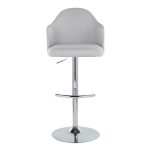 Ahoy Light Grey Contemporary Swivel Adjustable Barstools (Set of 2) 21 Ahoy Light Grey Contemporary Swivel Adjustable Barstools (Set of 2)