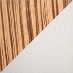 Ahoy Mid-Century Modern Zebra Wood Counter Stools (Set of 2)