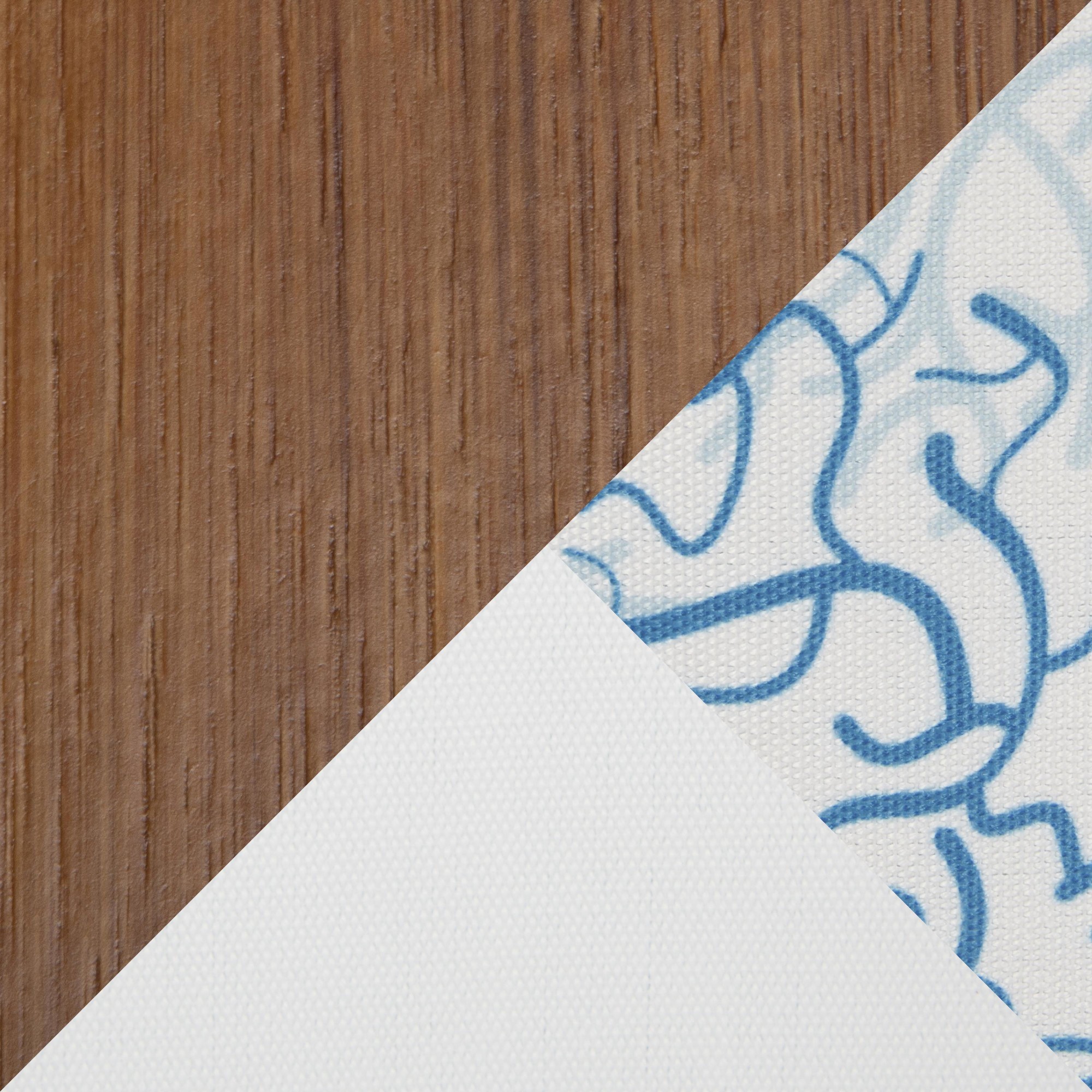 Ahoy Mid-Century Walnut and Blue Coral Swivel Counter Stool 12 Ahoy Mid-Century Walnut and Blue Coral Swivel Counter Stool - Image 12