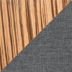 Ahoy Zebra Wood Grey Fabric Mid-Century Modern Counter Stool (Set of 2) 18 Ahoy Zebra Wood Grey Fabric Mid-Century Modern Counter Stool (Set of 2)