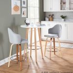 Ahoy Zebra Wood Light Grey Fabric Counter Stools (Set of 2) 11 Ahoy Zebra Wood Light Grey Fabric Counter Stools (Set of 2)