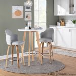 Ahoy Zebra Wood Light Grey Fabric Counter Stools (Set of 2) 10 Ahoy Zebra Wood Light Grey Fabric Counter Stools (Set of 2)