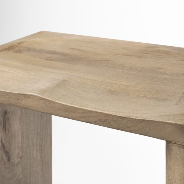 Aida 26 Seat Height Light Brown Wood Counter Stool 6