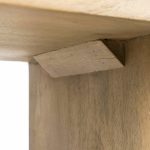 Aida 26" Seat Height Light Brown Wood Counter Stool