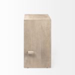 Aida 26" Seat Height Light Gray Wood Counter Stool