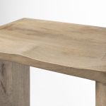 Aida 30" Seat Height Light Brown Wood Bar Stool