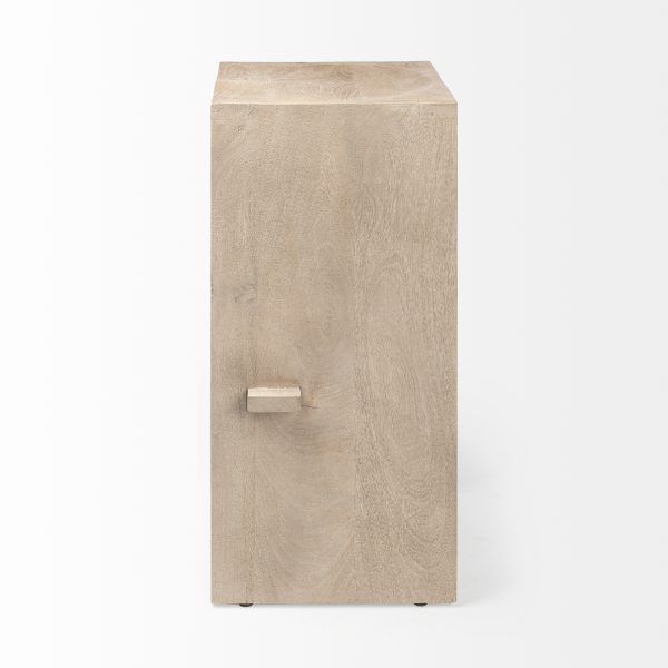 Aida 30 Seat Height Light Gray Wood Bar Stool 3