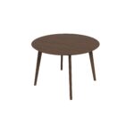 Walnut Solid Wood Dining Table with Smooth Easy-Clean Finish 10 Walnut Solid Wood Dining Table with Smooth Easy-Clean Finish