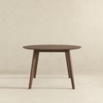 Walnut Solid Wood Dining Table with Smooth Easy-Clean Finish 9 Walnut Solid Wood Dining Table with Smooth Easy-Clean Finish