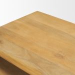 Alanna 22.0L x 15.0W x 22.0H Set of 2 Brown Wood Nesting Accent Tables