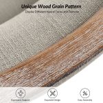 Albert Grey Farmhouse Dining Chairs Linen Look