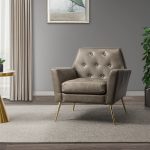 Alcyone Tufted Vegan Leather Modern Accent Armchair 6 Alcyone Tufted Vegan Leather Modern Accent Armchair
