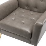 Alcyone Tufted Vegan Leather Modern Accent Armchair 10 Alcyone Tufted Vegan Leather Modern Accent Armchair